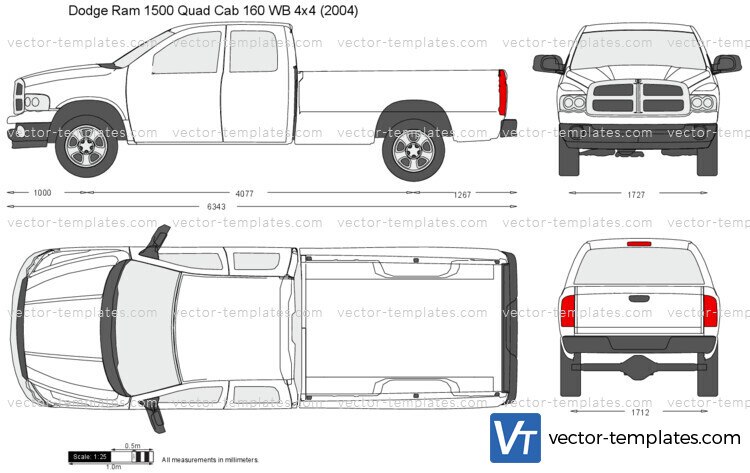 Dodge Ram 1500 Quad Cab 160 WB 4x4