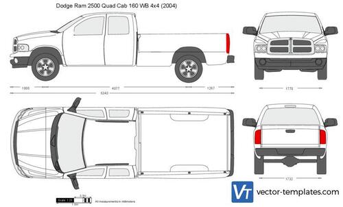 Dodge Ram 2500 Quad Cab 160 WB 4x4