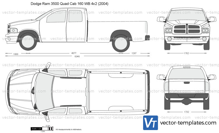 Dodge Ram 3500 Quad Cab 160 WB 4x2