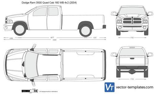 Dodge Ram 3500 Quad Cab 160 WB 4x2