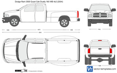 Dodge Ram 3500 Quad Cab Dually 160 WB 4x2