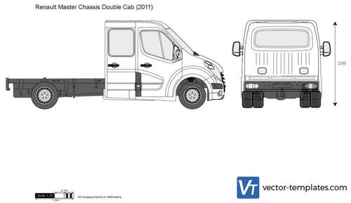 Renault Master Chassis Double Cab