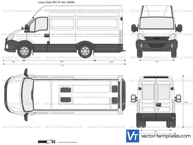 Templates - Cars - Iveco - Iveco Daily 65C18 Van