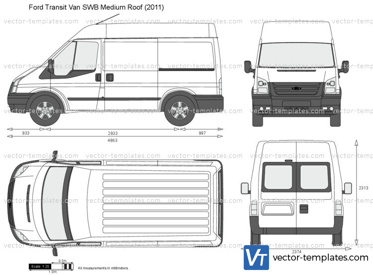 Ford transit vehicle outlines #4