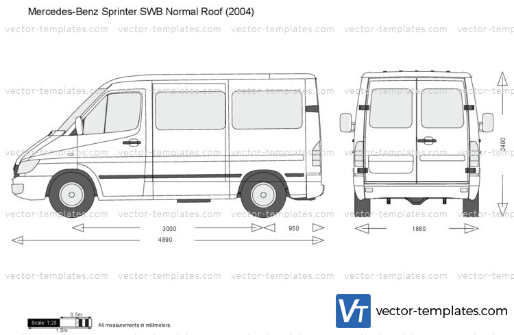 Mercedes-Benz Sprinter SWB Normal Roof