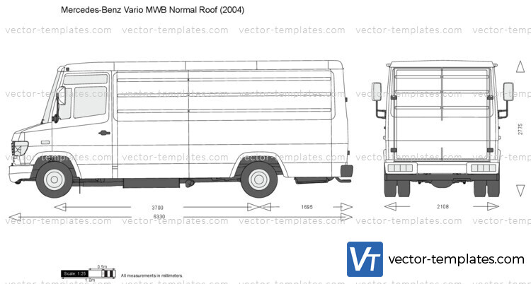 Mercedes-Benz Vario MWB Normal Roof