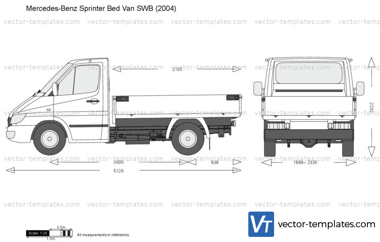 Mercedes-Benz Sprinter Bed Van SWB