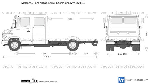 Mercedes-Benz Vario Chassis Double Cab MWB