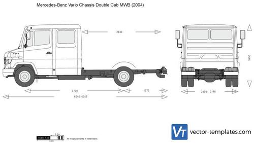 Mercedes-Benz Vario Chassis Double Cab MWB