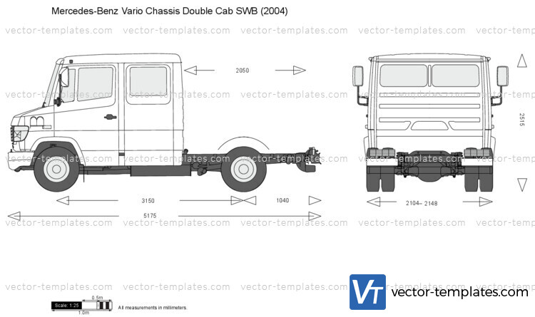 Mercedes-Benz Vario Chassis Double Cab SWB