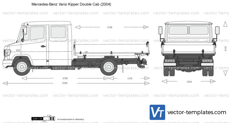 Mercedes-Benz Vario Kipper Double Cab