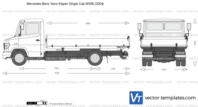 Mercedes-Benz Vario Kipper Single Cab MWB