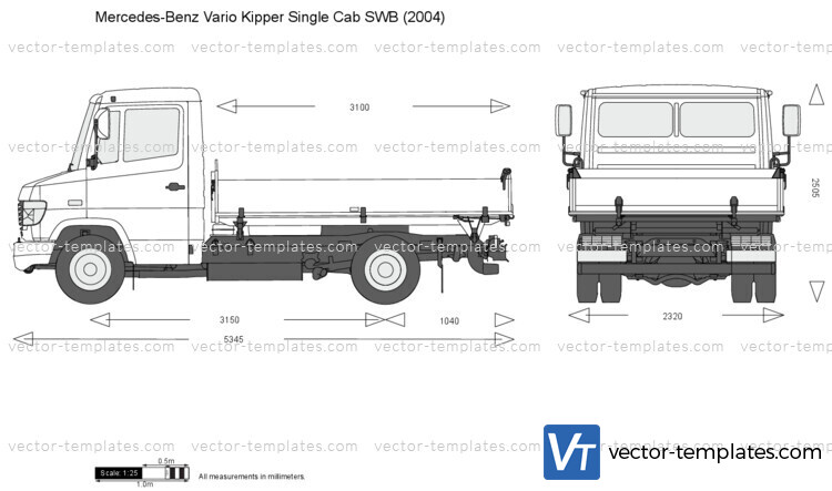 Mercedes-Benz Vario Kipper Single Cab SWB