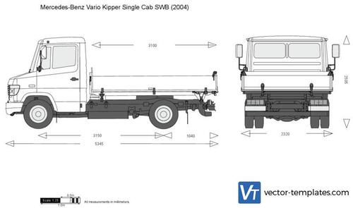 Mercedes-Benz Vario Kipper Single Cab SWB