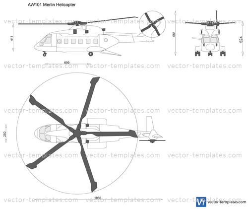 AgustaWestland AW101 Merlin Helicopter
