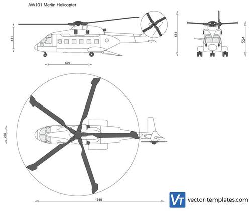 AgustaWestland AW101 Merlin Helicopter