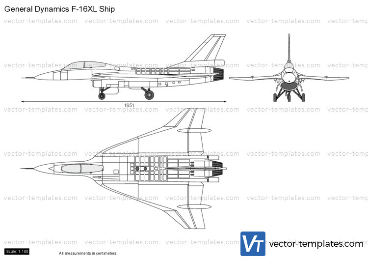 General Dynamics F-16XL Ship