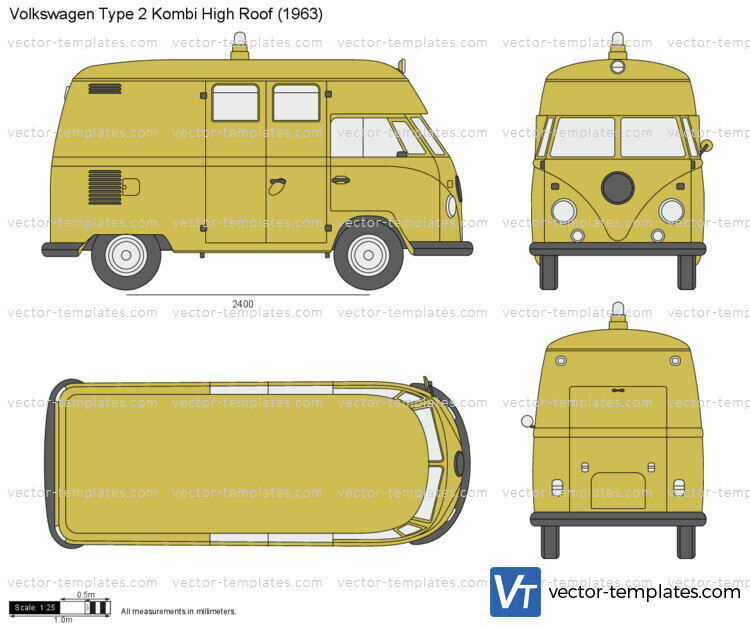 Volkswagen Type 2 Kombi High Roof