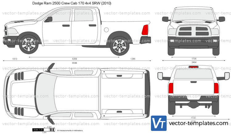 Dodge Ram 2500 Crew Cab 170 4x4 SRW