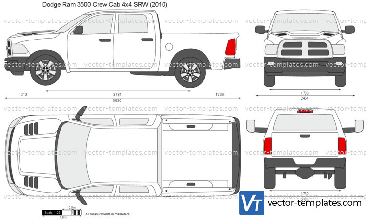 Dodge Ram 3500 Crew Cab 4x4 SRW