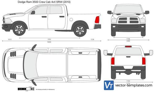 Dodge Ram 3500 Crew Cab 4x4 SRW