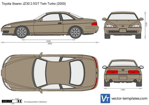 Toyota Soarer JZ30 2.5GT Twin Turbo
