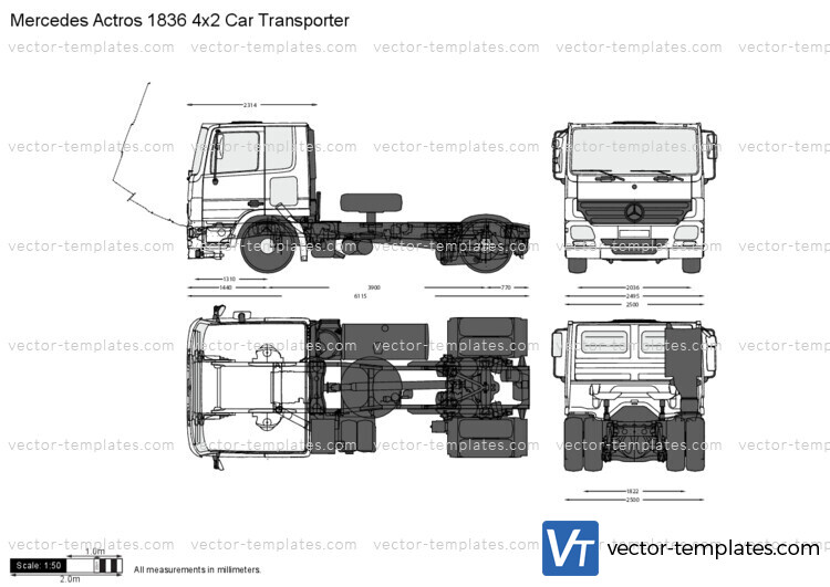 Mercedes-Benz Actros 1836 4x2 Car Transporter