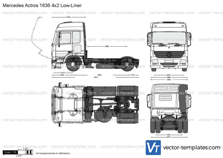 Mercedes-Benz Actros 1836 4x2 Low-Liner