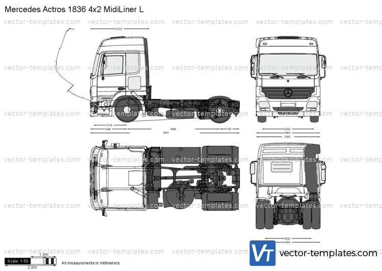 Mercedes-Benz Actros 1836 4x2 MidiLiner L