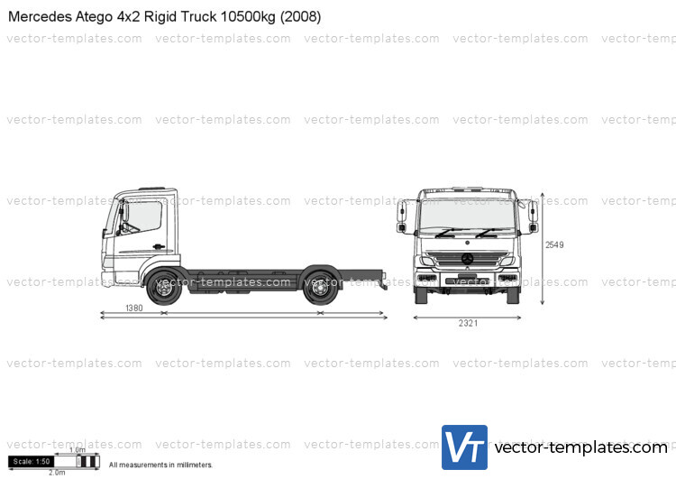 Mercedes-Benz Atego 4x2 Rigid Truck 10500kg