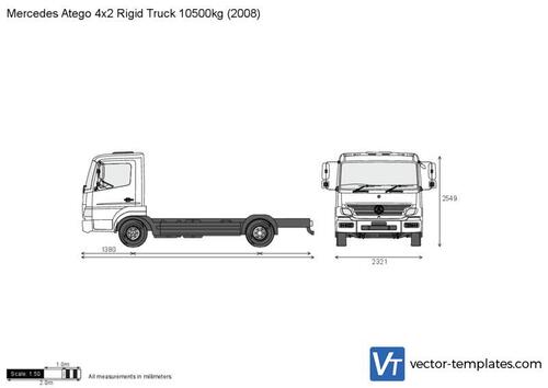 Mercedes-Benz Atego 4x2 Rigid Truck 10500kg