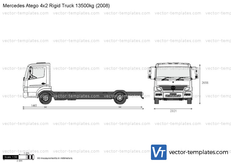 Mercedes-Benz Atego 4x2 Rigid Truck 13500kg