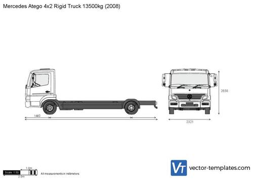 Mercedes-Benz Atego 4x2 Rigid Truck 13500kg