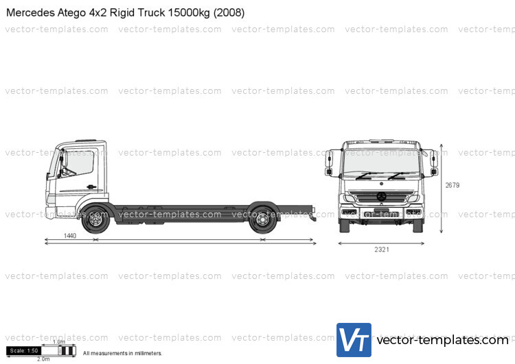 Mercedes-Benz Atego 4x2 Rigid Truck 15000kg