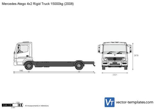 Mercedes-Benz Atego 4x2 Rigid Truck 15000kg