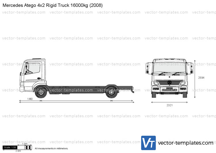 Mercedes-Benz Atego 4x2 Rigid Truck 16000kg