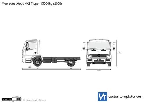 Mercedes-Benz Atego 4x2 Tipper 15000kg