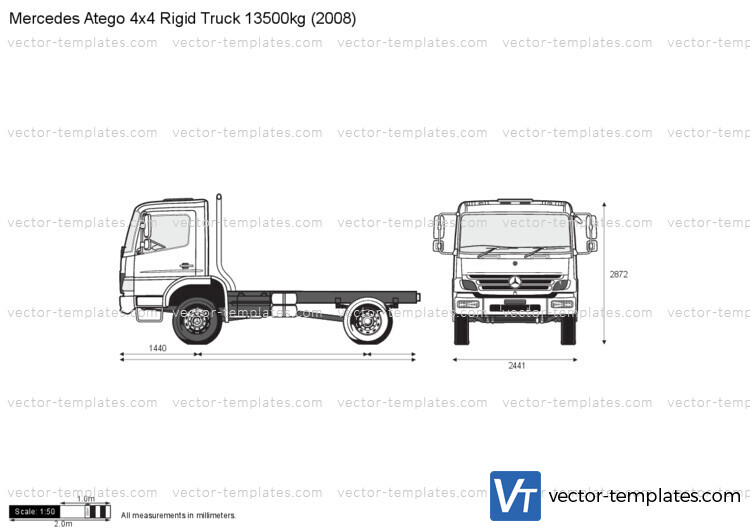 Mercedes-Benz Atego 4x4 Rigid Truck 13500kg