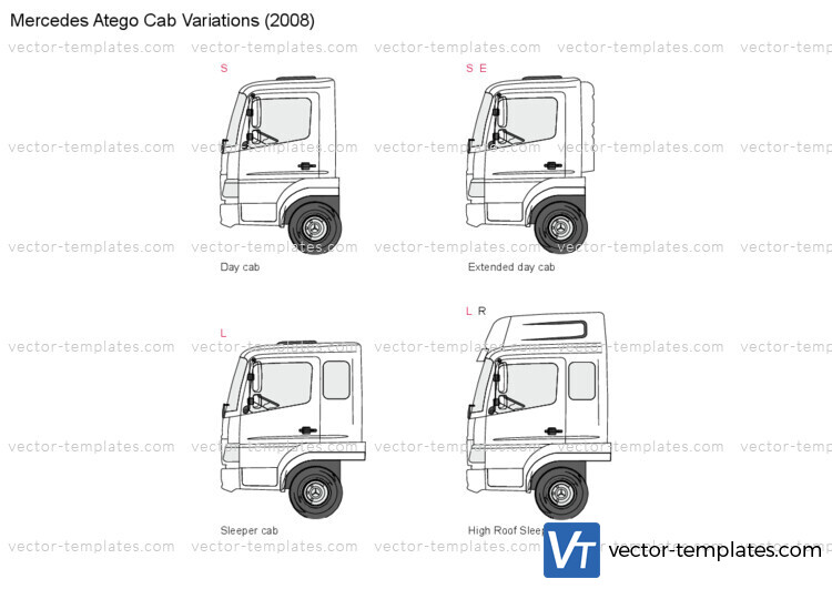 Mercedes-Benz Atego Cab Variations