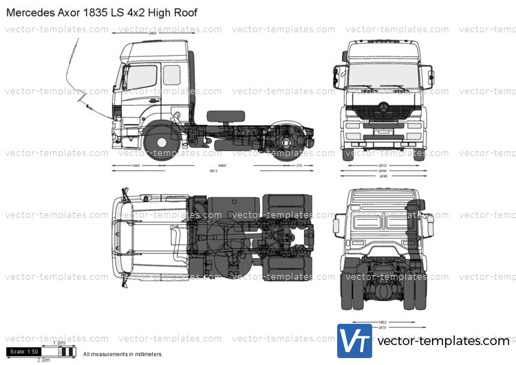 Mercedes-Benz Axor 1835 LS 4x2 High Roof