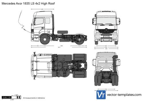 Mercedes-Benz Axor 1835 LS 4x2 High Roof