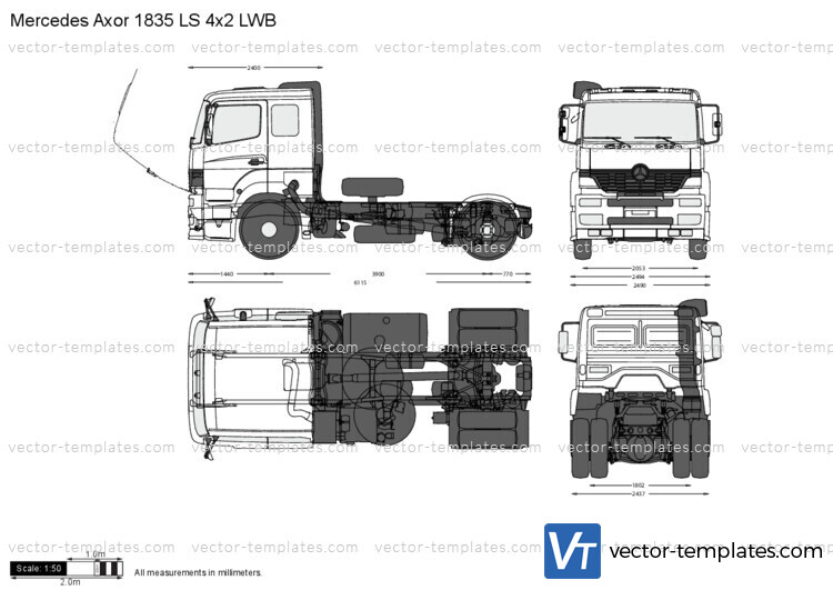 Mercedes-Benz Axor 1835 LS 4x2 LWB