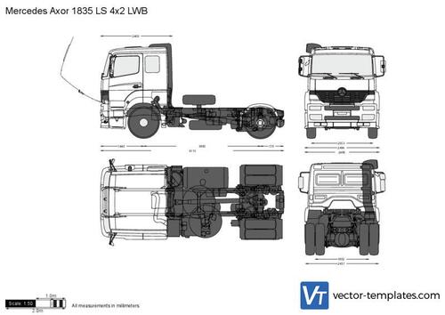 Mercedes-Benz Axor 1835 LS 4x2 LWB