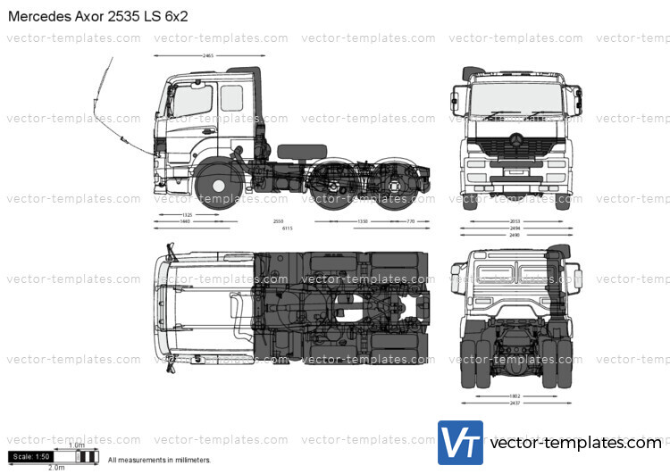 Mercedes-Benz Axor 2535 LS 6x2