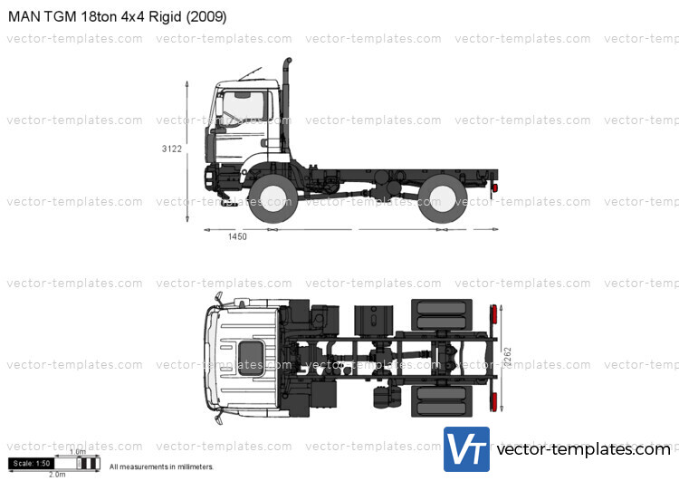 MAN TGM 18ton 4x4 Rigid