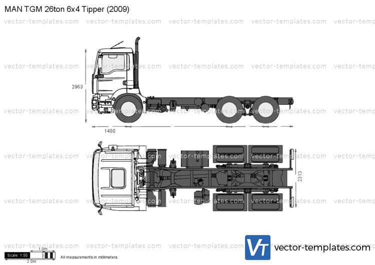 MAN TGM 26ton 6x4 Tipper