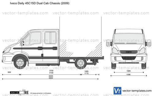 Iveco Daily 45C15D Dual Cab Chassis