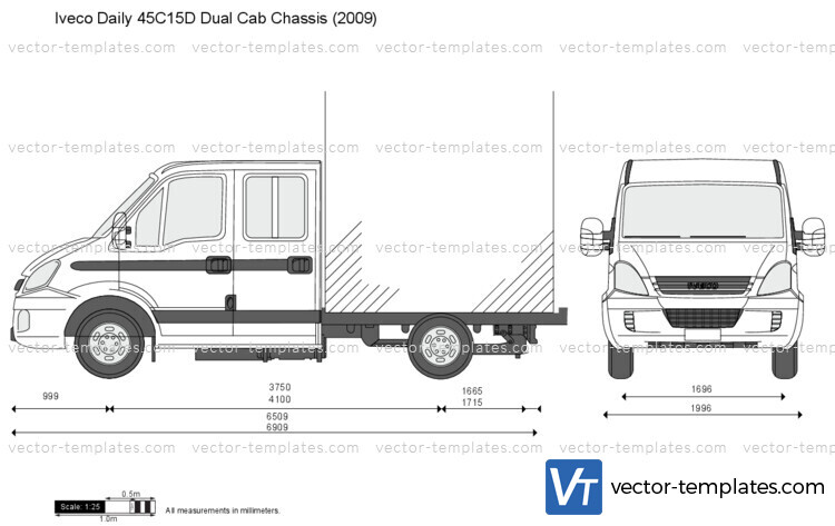 Iveco Daily 45C15D Dual Cab Chassis