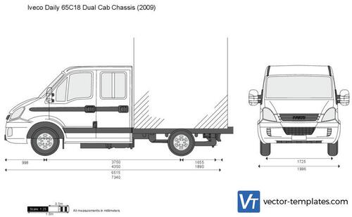 Iveco Daily 65C18 Dual Cab Chassis