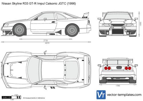 Nissan Skyline R33 GT-R Impul Calsonic JGTC